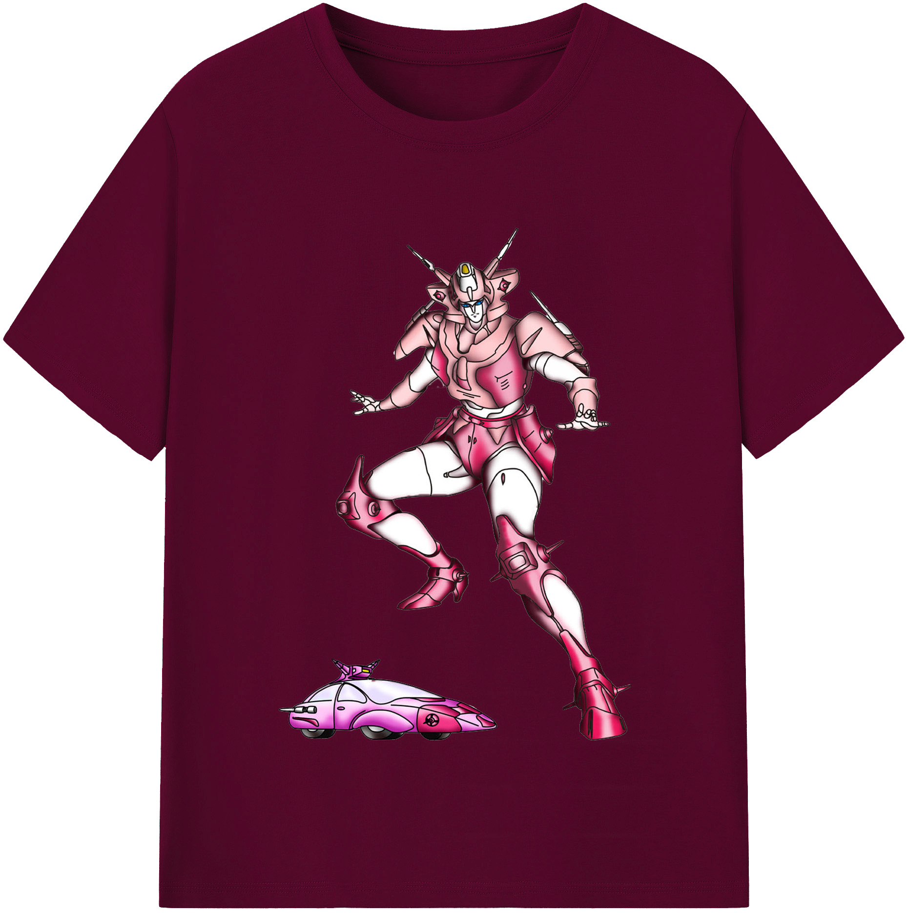 （画像用）  レディースカジュアルプリントTシャツ（綿100％）
